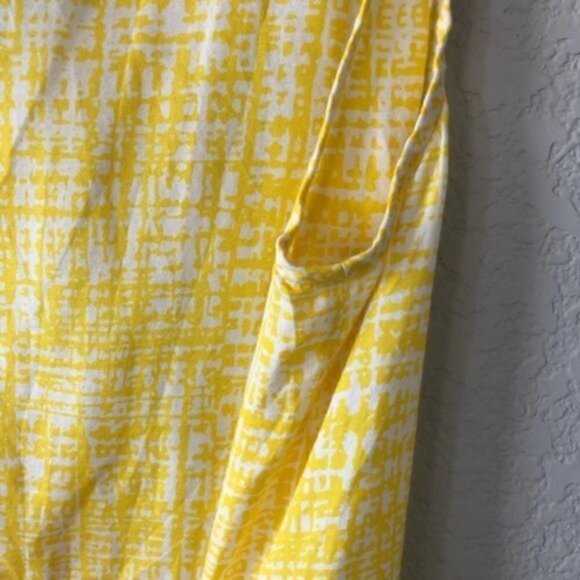 Kate Spade Maddie Silk Yellow Ruffle Tank Top 8 - Picture 7 of 8